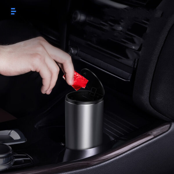 Car Trash Bin Rubbish Holder Wrapper Garbage Can Office Ashtray Cup - Image 5