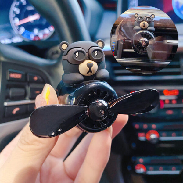 Aviator Bears Car Air Outlet Aromatherapy Ornaments - Image 5