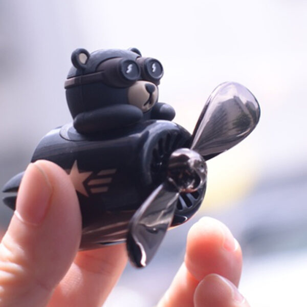 Aviator Bears Car Air Outlet Aromatherapy Ornaments - Image 3